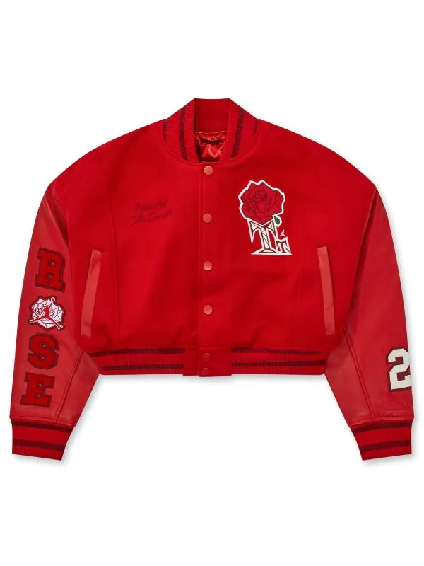 Teyana Taylor Jordan Red Varsity Jacket