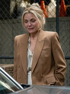 Michelle Pfeiffer The Madison S01  Brown Blazer