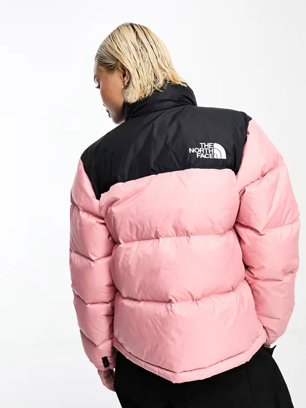 The-North-Face-1996-Retro-Nuptse-Down-Puffer-Jacket-Pink-And-Black