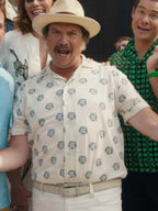 The Righteous Gemstone S4 Danny Mcbride Floral White Shirt