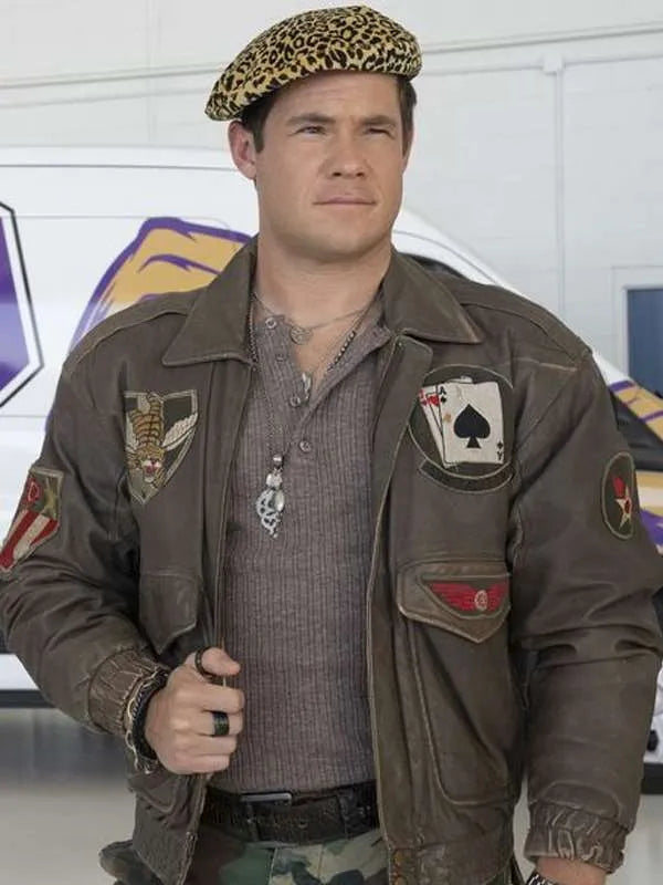 Kelvin Gemstone The Righteous Gemstones S02 Brown Leather Jacket