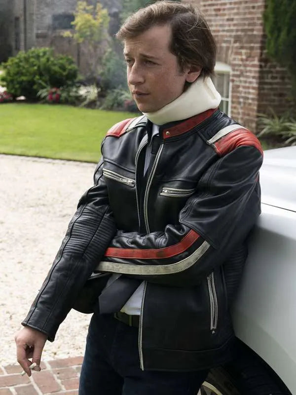 Gideon Gemstone The Righteous Gemstones S03 Black Leather Jacket