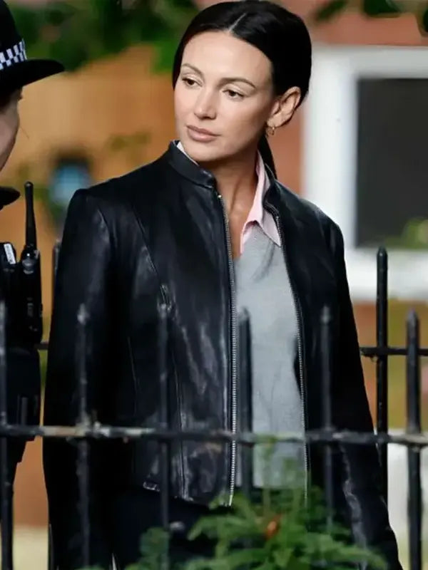 The Blame Di Emma Crane Black Leather Jacket