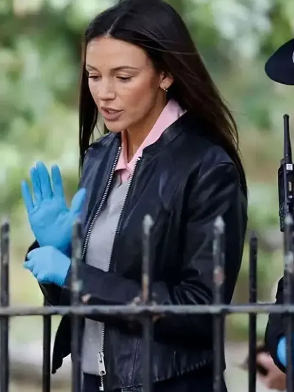 The Blame Di Emma Crane Black Leather Jacket