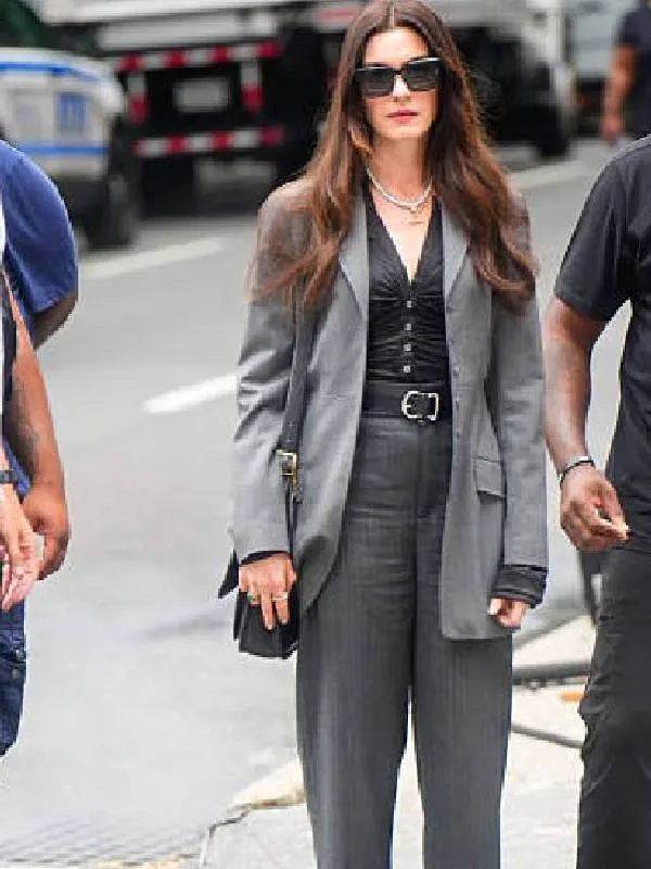The Devil Wears Prada 2 Anne Hathaway Grey Blazer