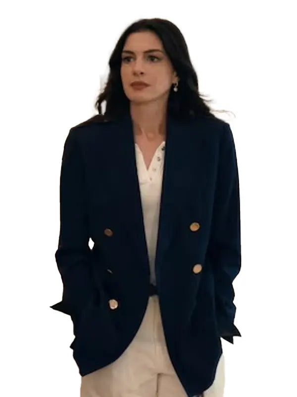 The Devil Wears Prada 2 Anne Hathaway Double-Breasted Blazer
