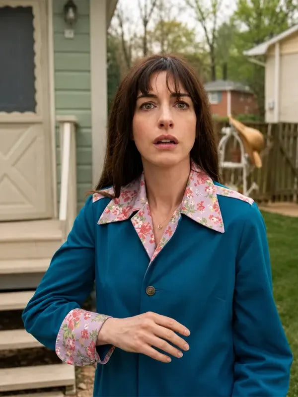 The End of Oak Street Anne Hathaway Coat