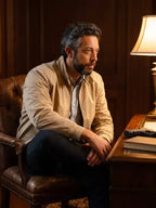 The Fix 2026 Zachary Levi Beige Jacket