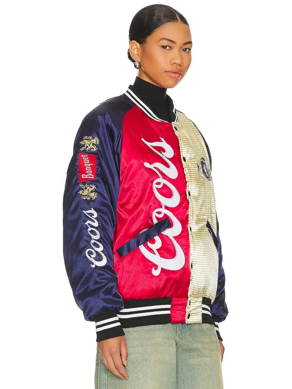 The Laundry Room Coors Heritage Stadium Satin Bomber Jacket