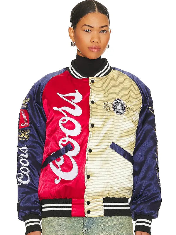 The Laundry Room Coors Heritage Stadium Satin Bomber Jacket