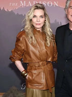 The Madison S01 Michelle Pfeiffer  Premiere Brown  Jacket
