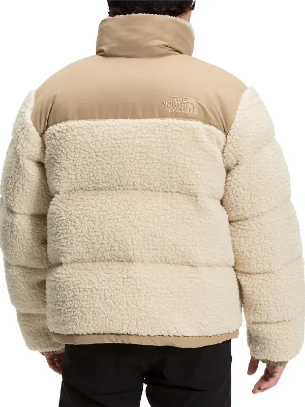 The North Face High Pile Fleece Nuptse Puffer Jacket