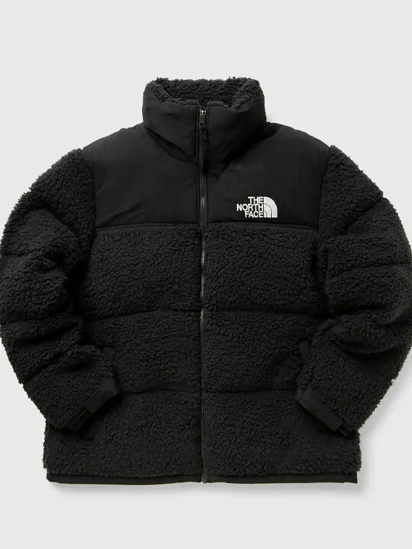 The North Face High Pile Fleece Nuptse Puffer Jacket