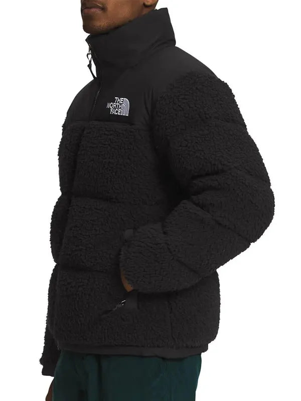 The North Face High Pile Fleece Nuptse Puffer Jacket