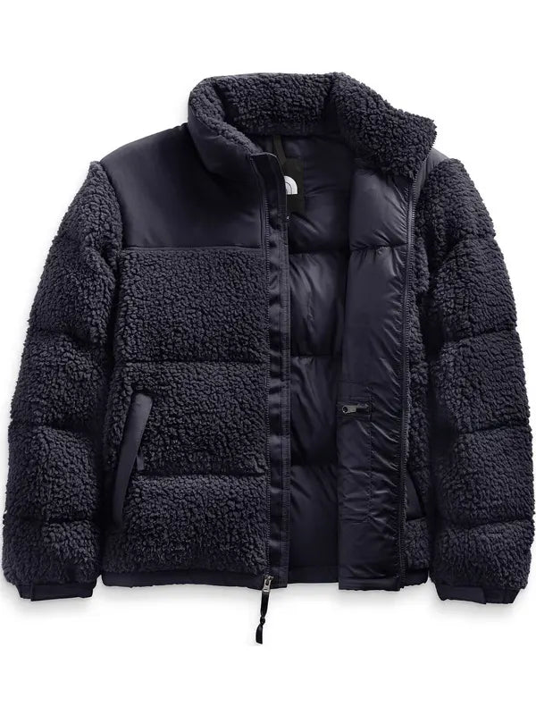 The North Face High Pile Fleece Nuptse Puffer Jacket