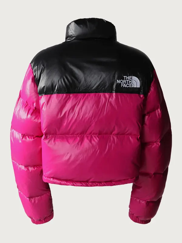The North Face Women's Nuptse Short Jacket Fuchsia Pink