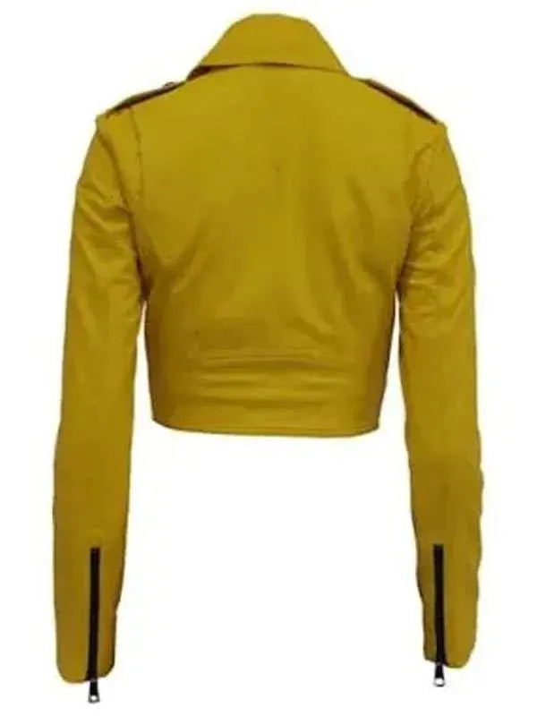 The Royals Alexandra Park Yellow Biker Jacket