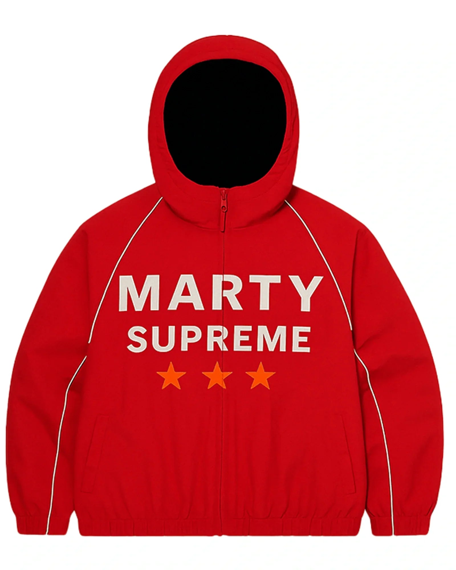 Timothee-Chalamet-Marty-Supreme-Red-Hooded-Jacket