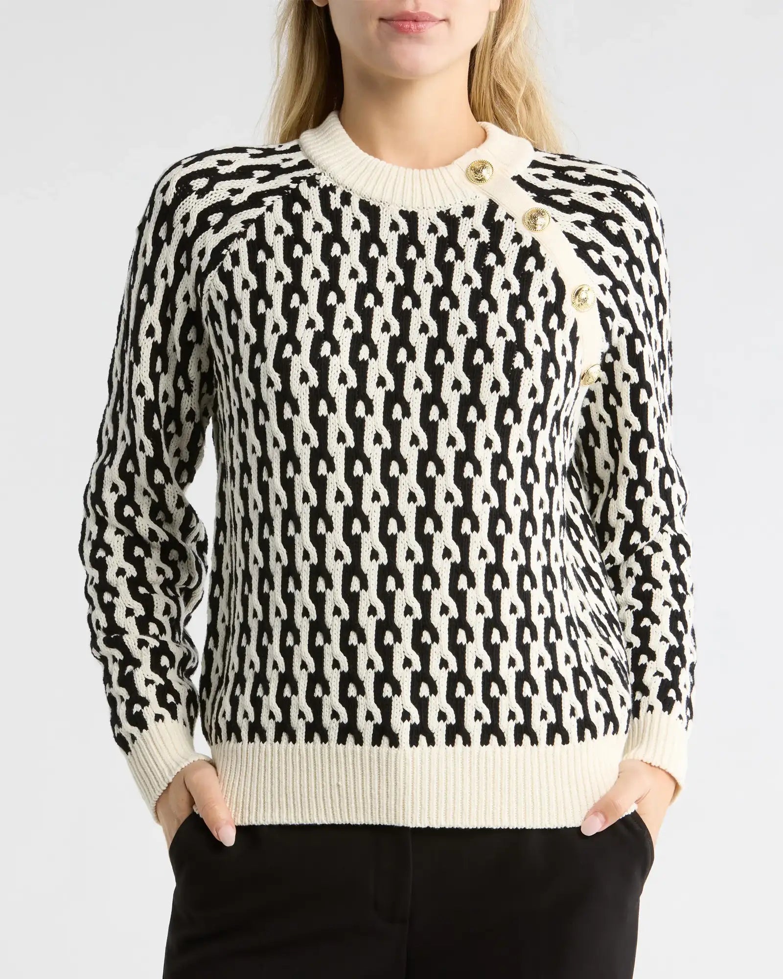 Today-Show-Dylan-Dreyer-Black-and-White-Sweater