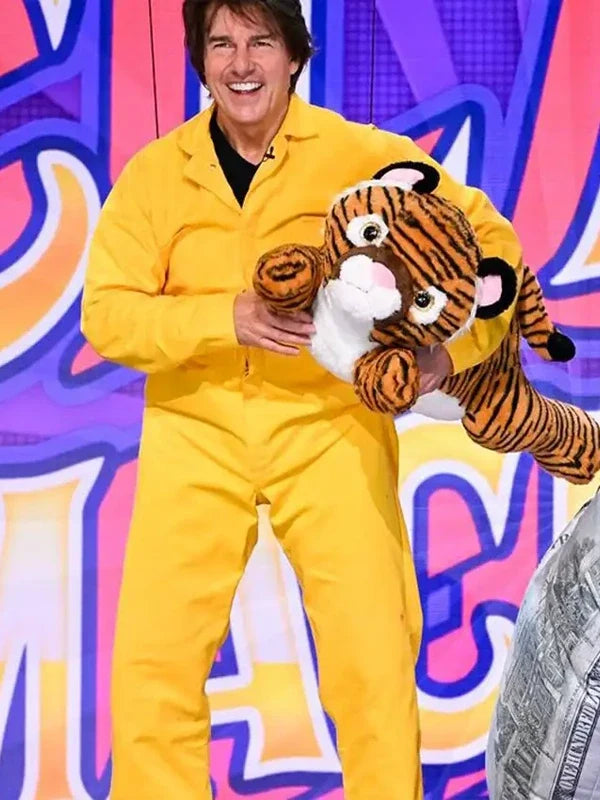 Tom Cruise The Tonight Show Yellow Jumpsuit