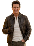 Tom Cruise Digger 2026 Leather Jacket