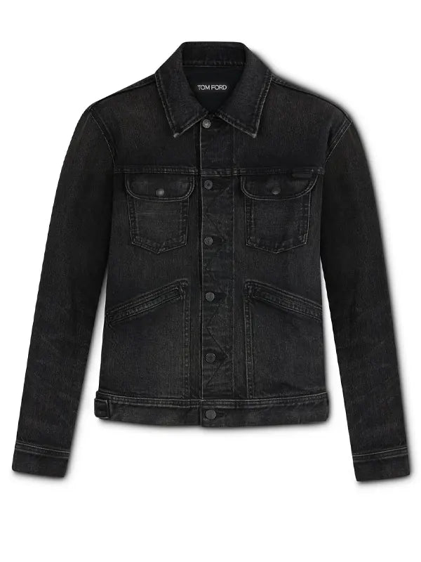 Tom Ford Denim Jacket Black