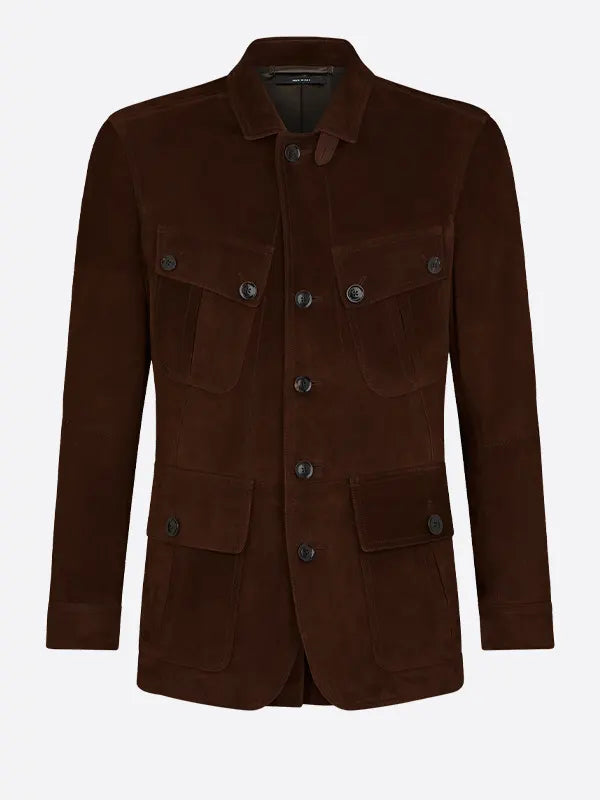Tom Ford Suede Jacket Brown