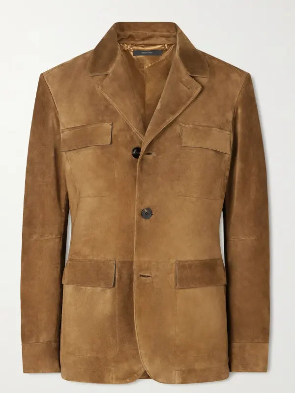 Tom Ford Suede Jacket Brown