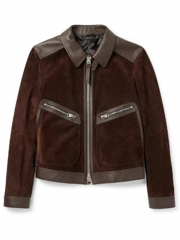 Tom Ford Suede Jacket Brown