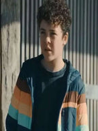 Tommy Brenton Last Seen Striped Puffer Jacket
