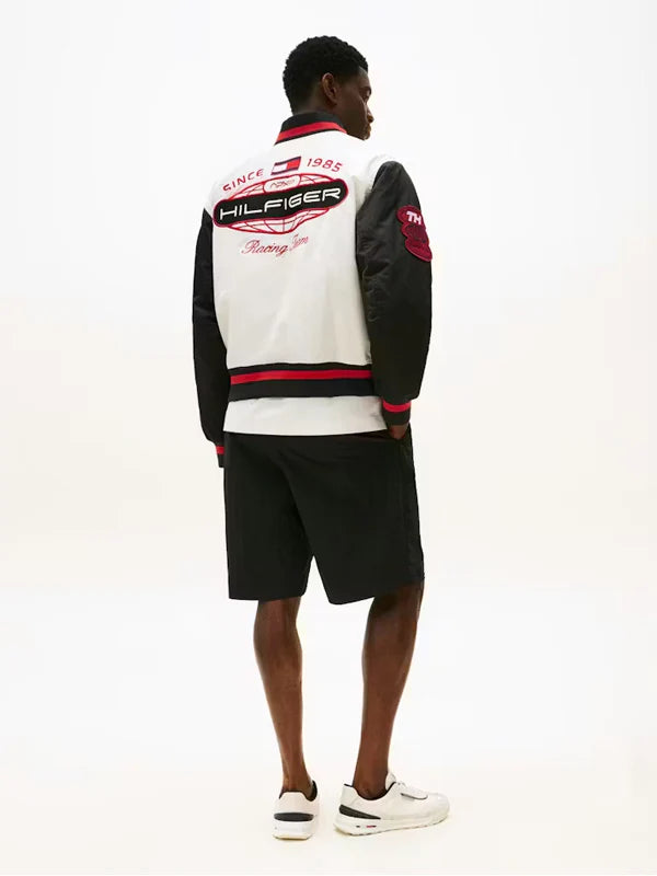 Tommy-Hilfiger-F1-Movie-Racing-Varsity-Jacket-Back
