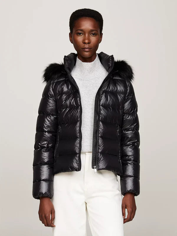 Tommy-Hilfiger-Hooded-Water-Repellent-Down-Gloss-Jacket