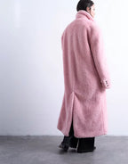 Topshop-Double-Breasted-Teddy-Longline-Coat-Pink