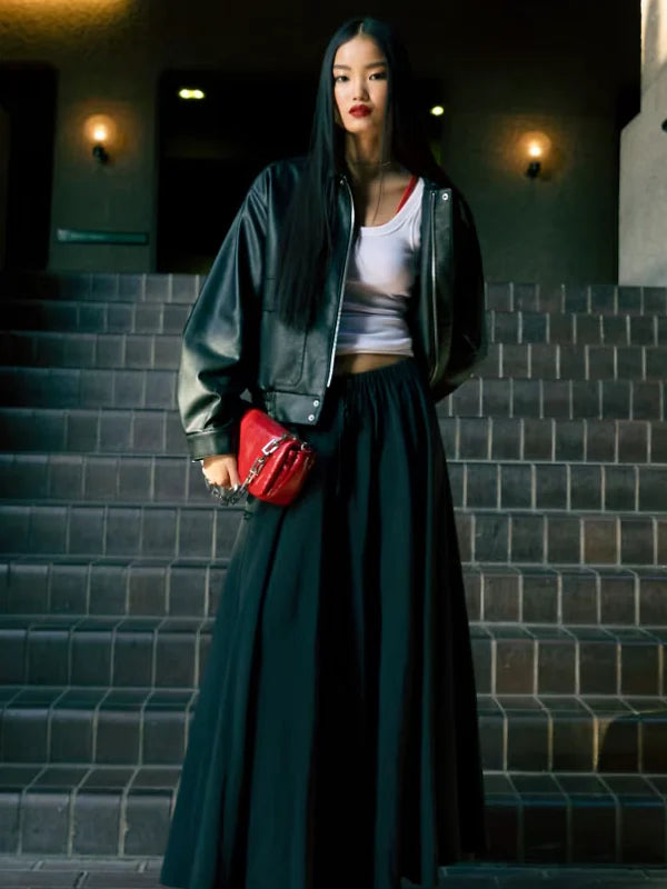 Topshop-Faux-Leather-Oversized-Pocket-Collar-Bomber-Jacket-Black