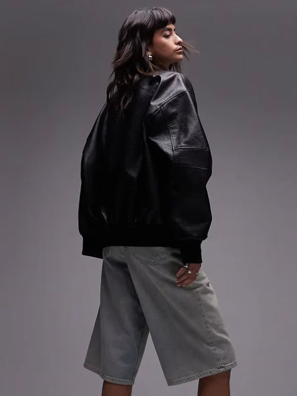 Topshop-Leather-Oversized-Bomber-Jacket-Back