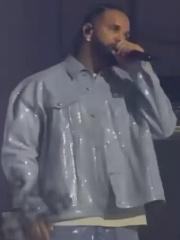 Toronto Tour Surprise Guest Drake Blue Jacket