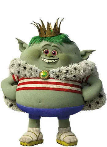 Trolls King Gristle Jr Costume