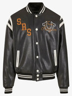 True Religion Varsity Jacket Black