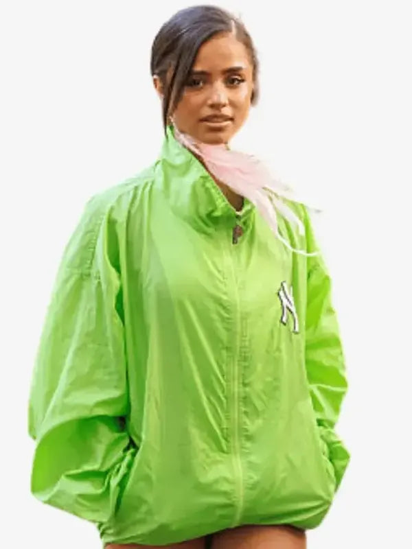 Tyla NY Yankees Green Jacket