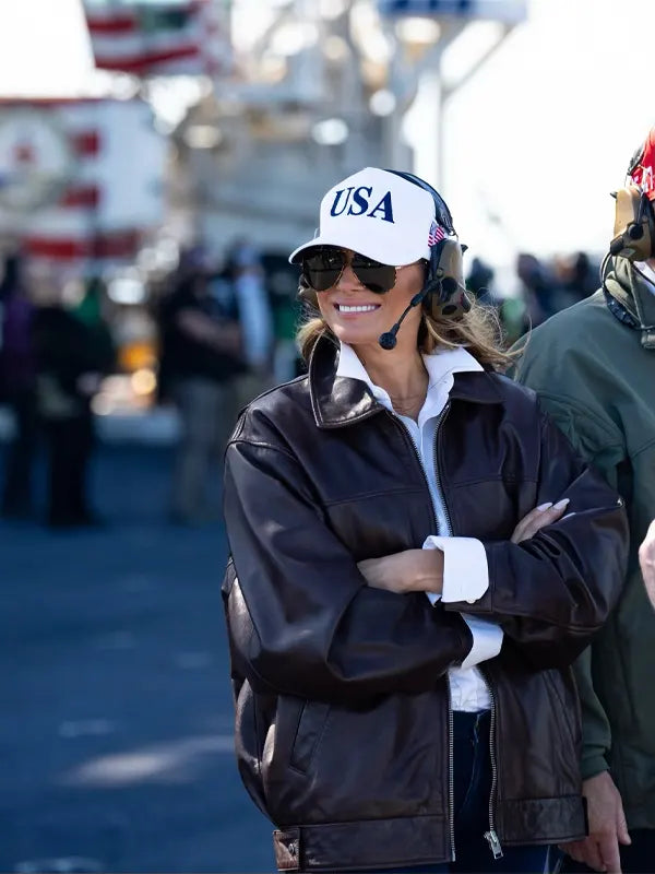 Melania Trump Leather Jacket