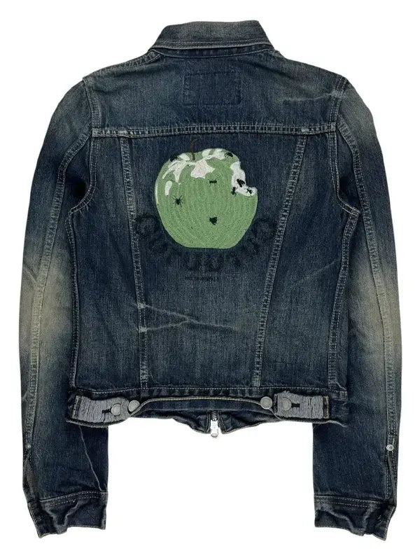 Undercover Guruguru-era Apple Embroidered Denim Jacket