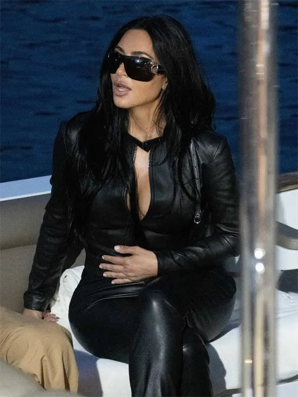 Kim Kardashian Leather Jacket