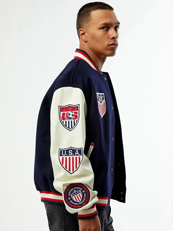 Us Soccer X Jeff Hamilton Varsity Jacket