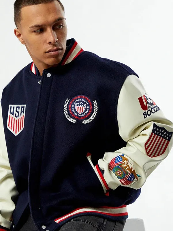 Us Soccer X Jeff Hamilton Varsity Jacket