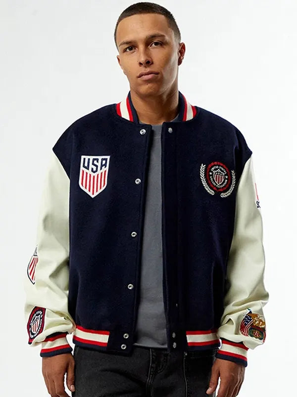 Us Soccer X Jeff Hamilton Varsity Jacket
