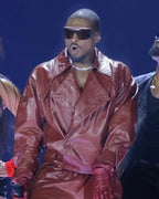 Usher R&B Tour 2026 Red Leather Jacket