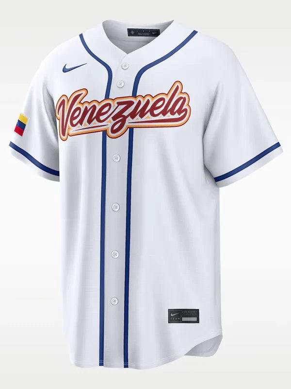 Venezuela 2026 World Baseball White Jersey