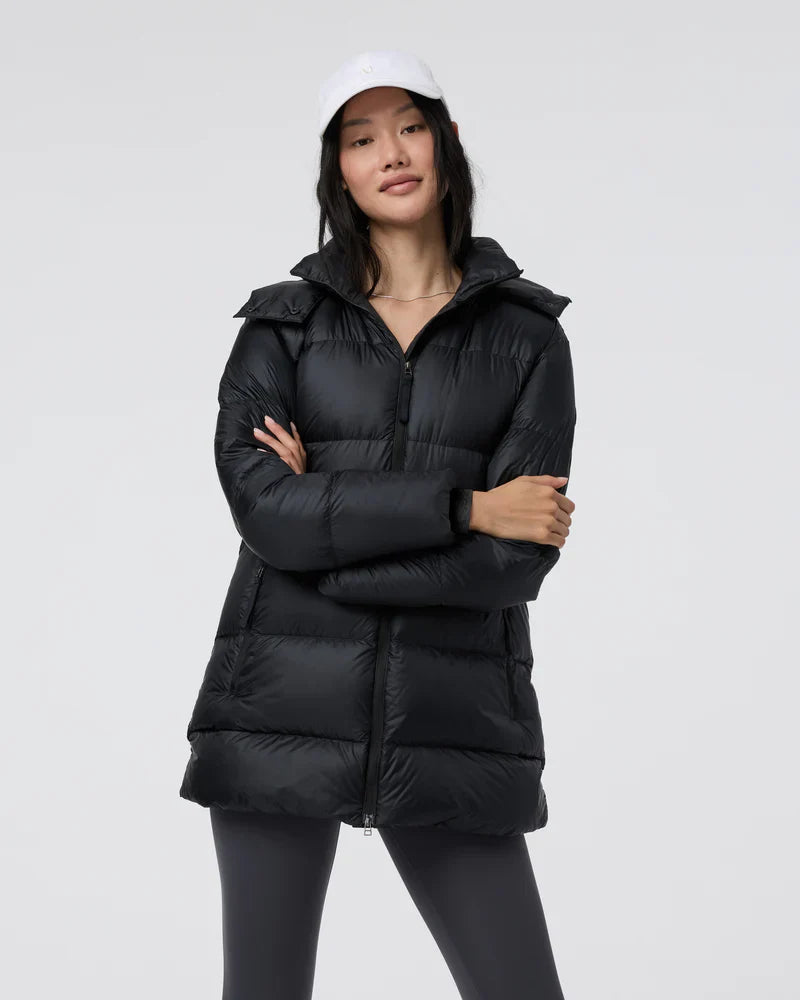Vuori-Coordinate-Long-Down-Jacket-Black