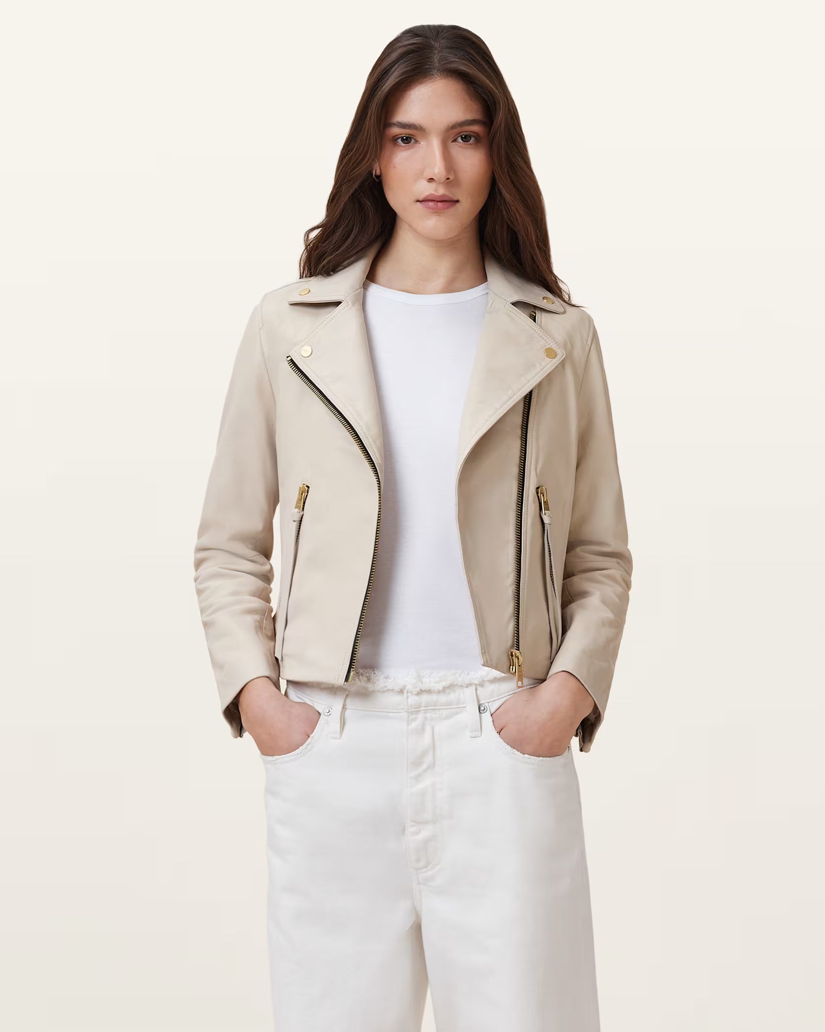 AllSaints Dalby Leather Jacket