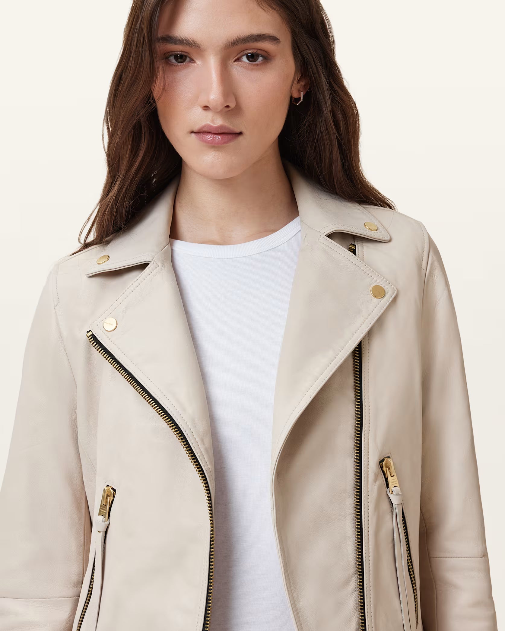 AllSaints Dalby Leather Jacket
